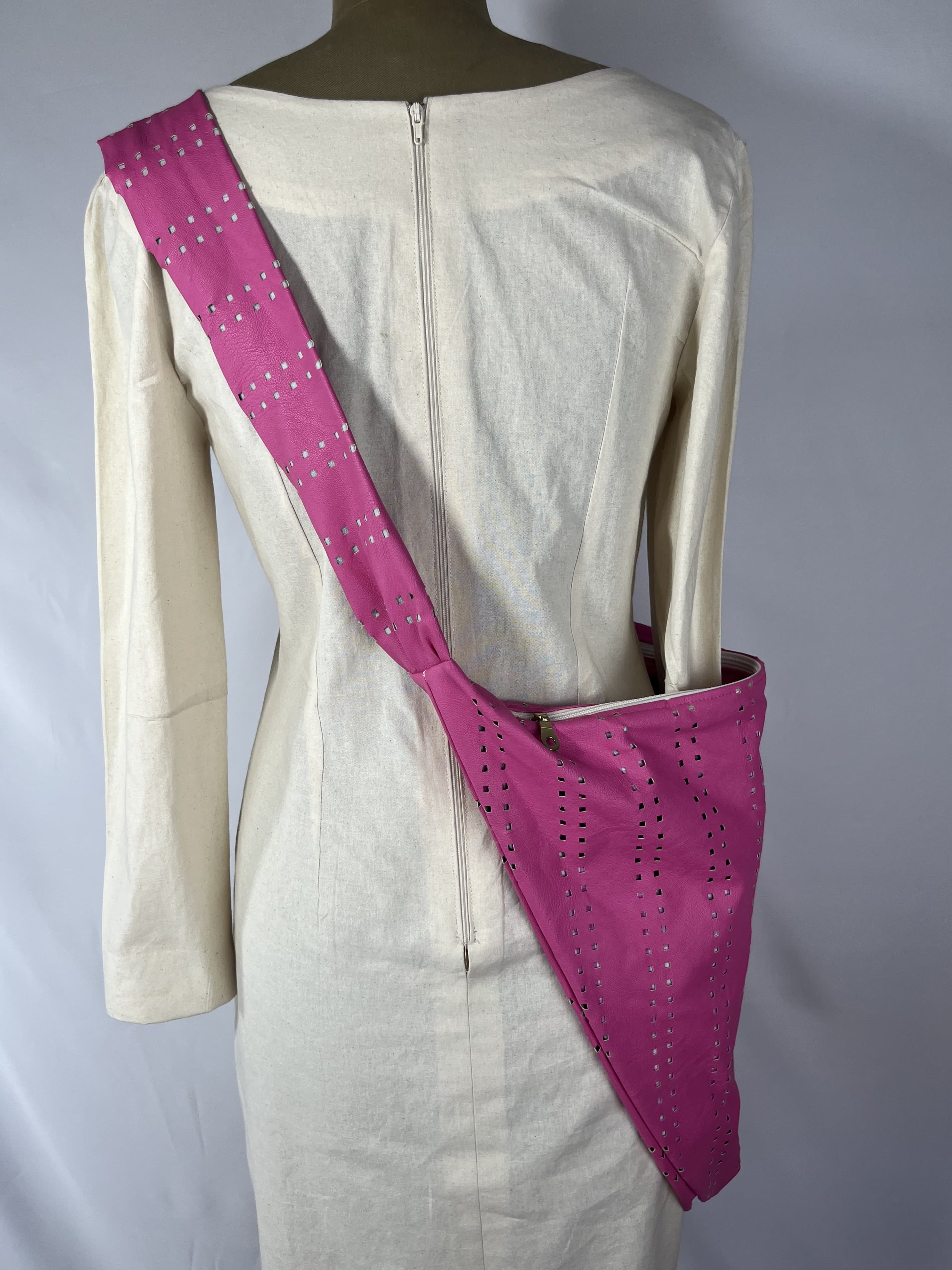 Pop — bolso rosa artesanal de Lucía Lacunza · vista 4