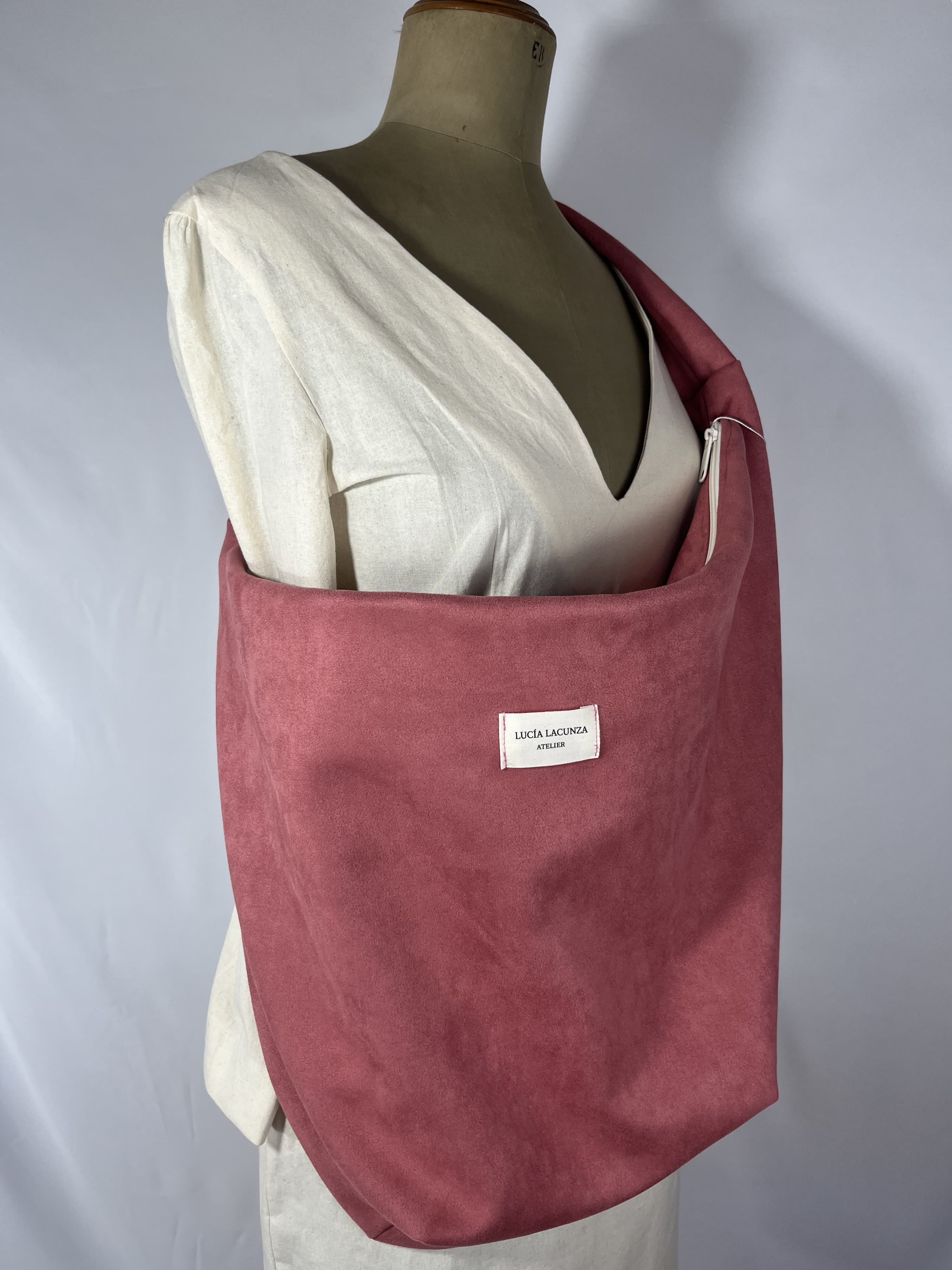 Azalea — bolso rosa artesanal de Lucía Lacunza · vista 3