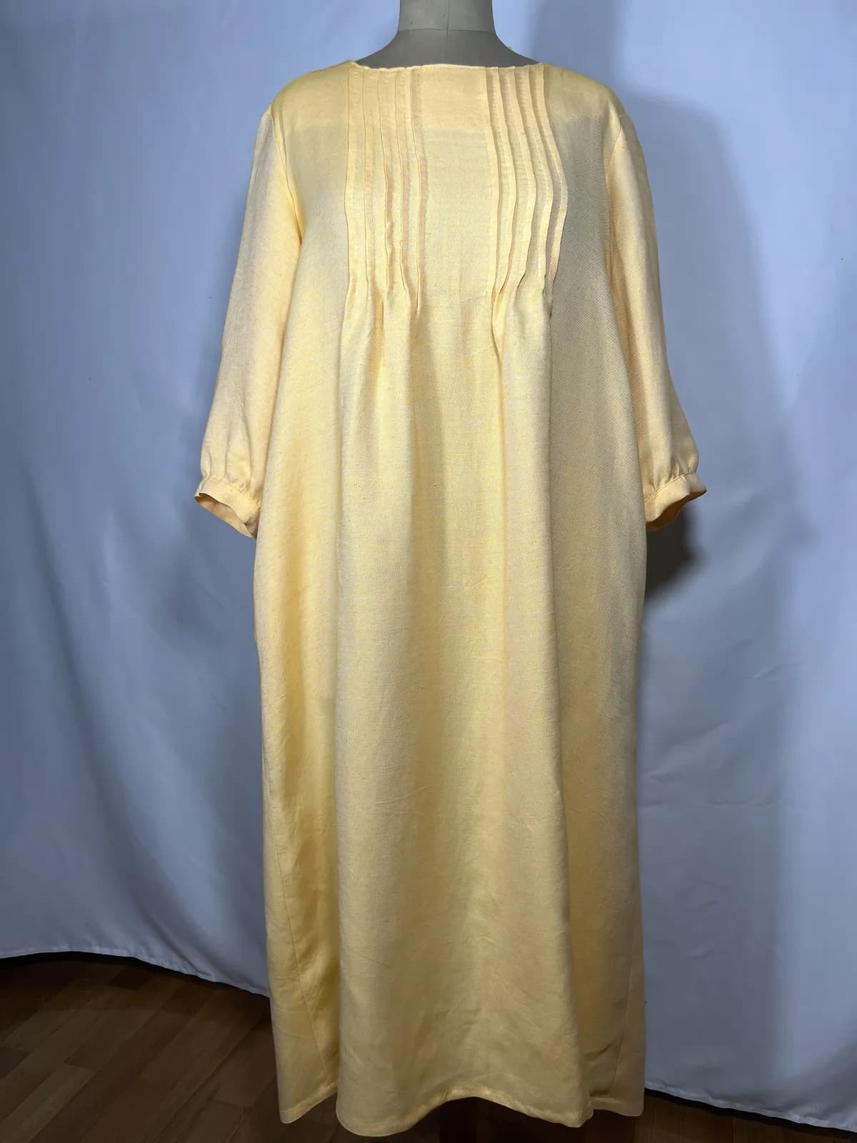 Sol — blusa naranja pastel artesanal de Lucía Lacunza