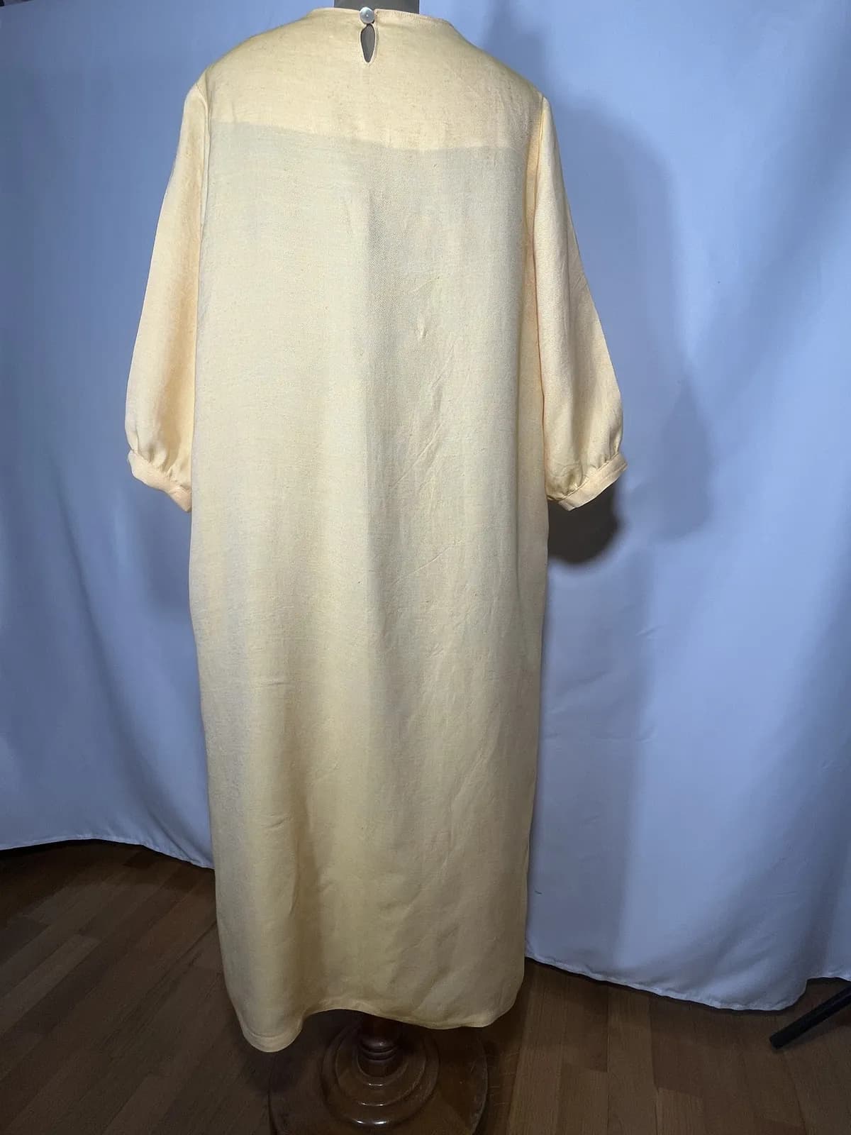 Sol — blusa naranja pastel artesanal de Lucía Lacunza · vista 4