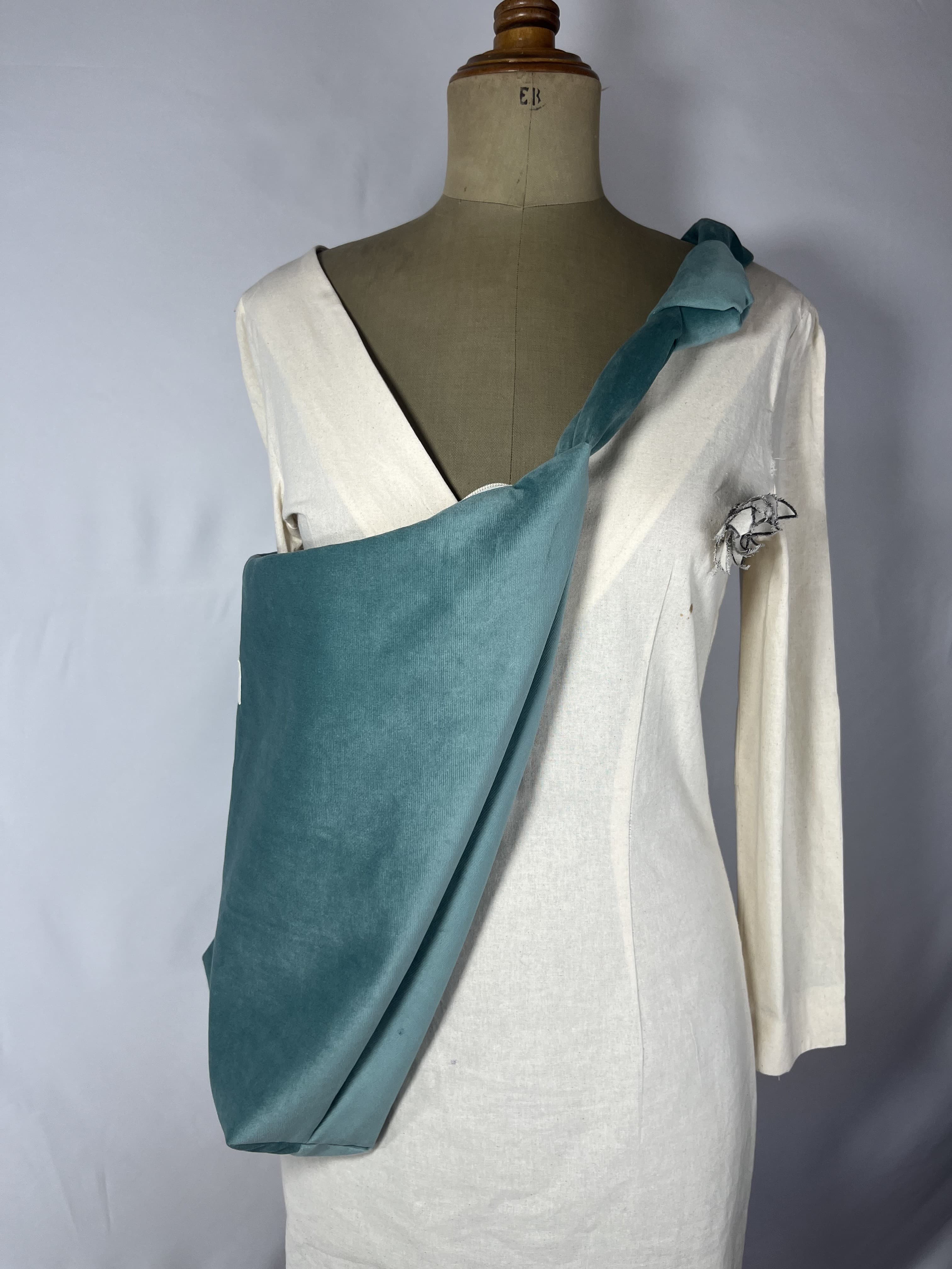 Aloe — bolso turquesa artesanal de Lucía Lacunza · vista 4